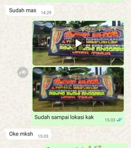 Pengiriman Papan Bunga Guntur